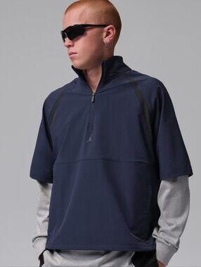 Jordan Dri-FIT Golf Waterproof Wind Shirt ~ Obsidian IM7790-451 | Men's: L *NWT